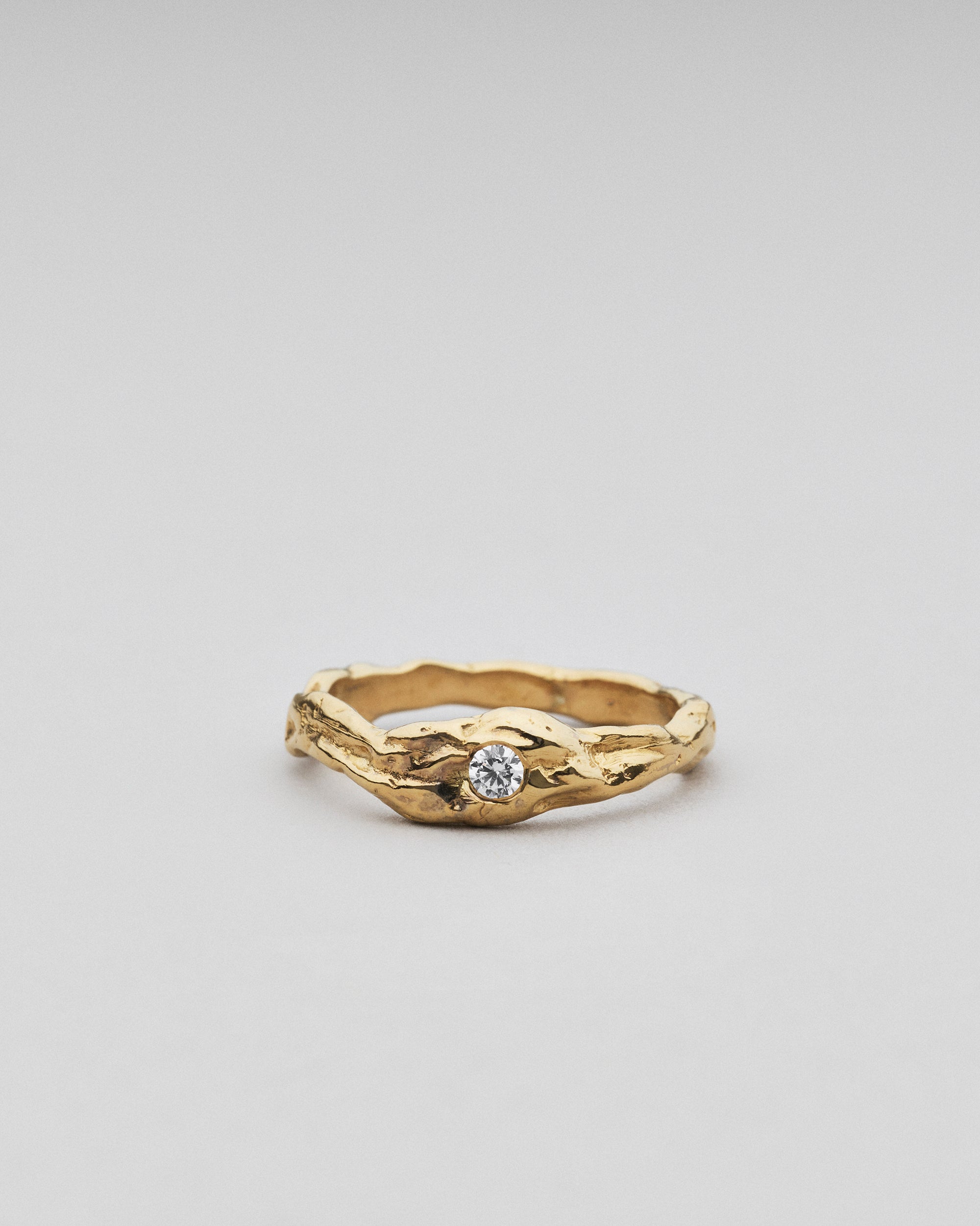 Anni fingerring i 14 karat guld