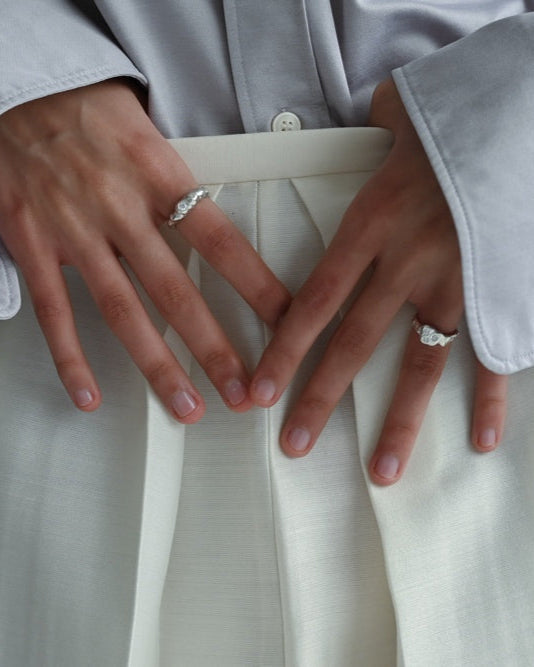 Karla fingerring i sølv