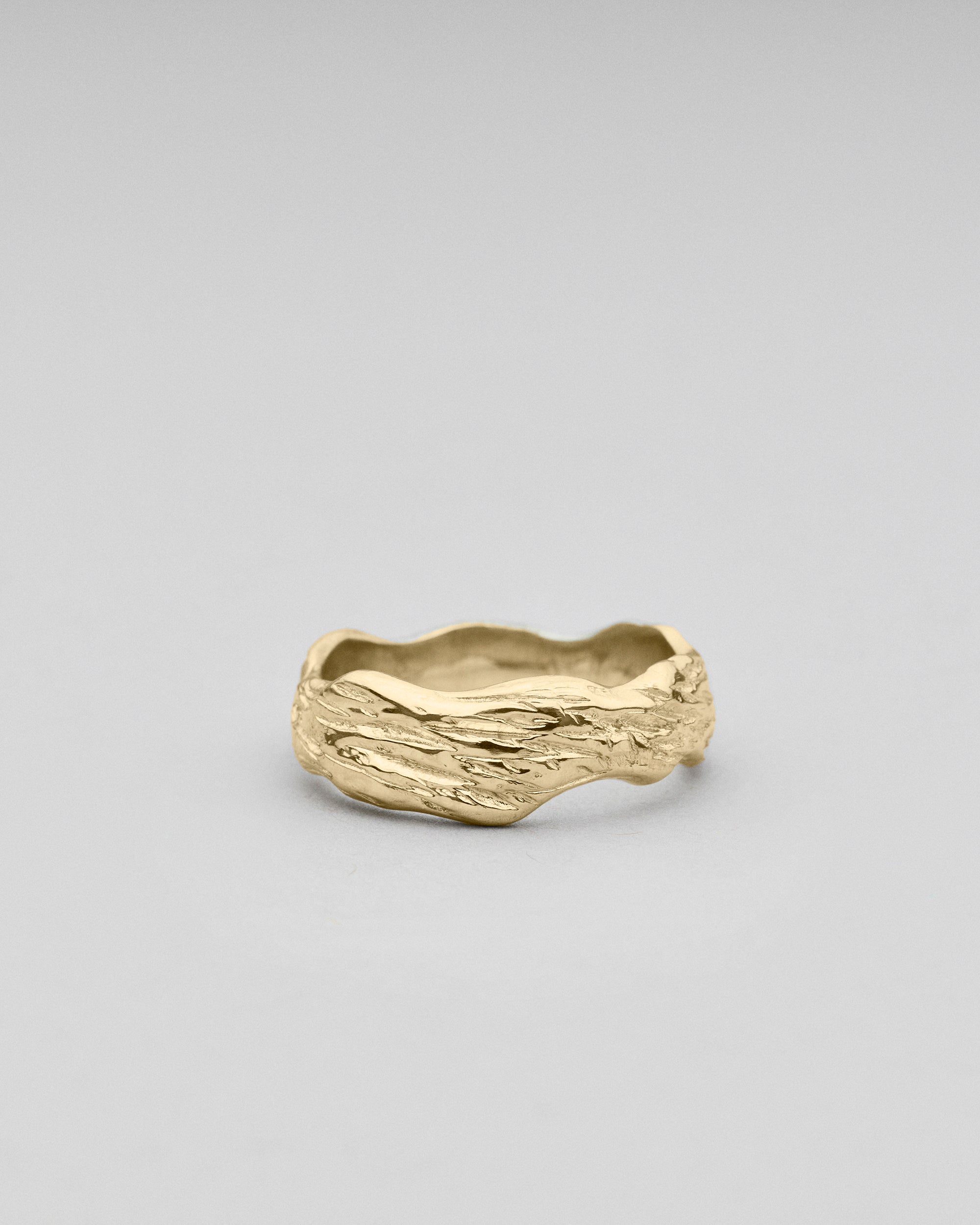 Elli fingerring i forgyldt