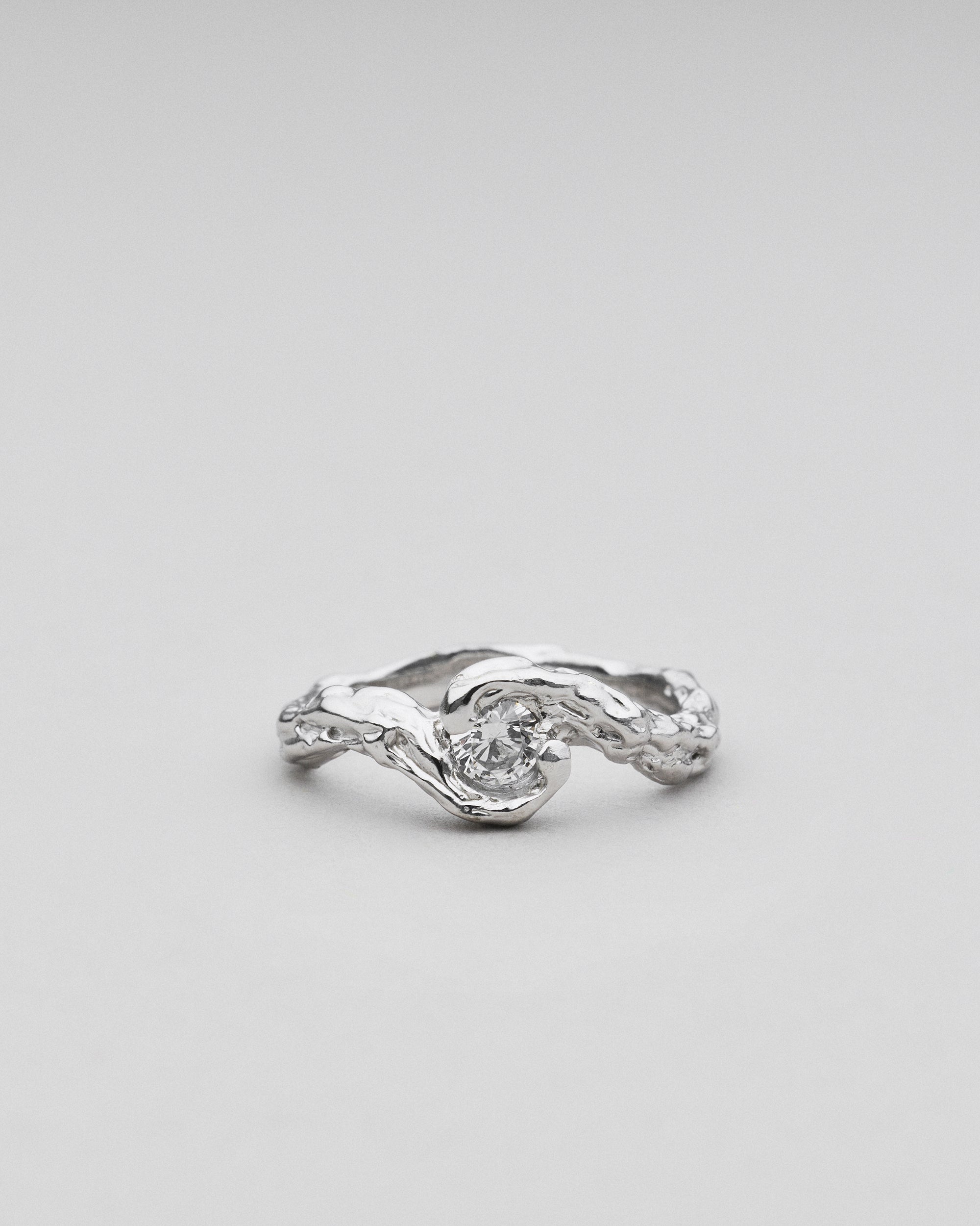 Merle fingerring i sølv